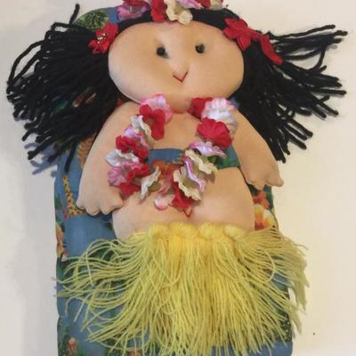  Hawaiian themed pot holder 