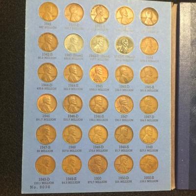 Wheat pennies in Penny Book #2