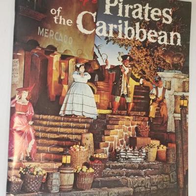  Pirates of the Caribbean Disneyland book early to mid 1970s 