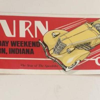  1983 auburn car show sticker 