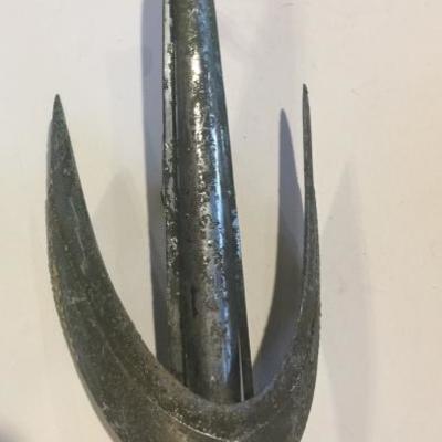  Antique hood ornament extremely pitted needs help