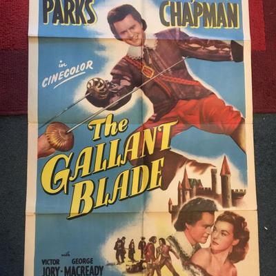 The Gallant Blade - Original one sheet movie poster