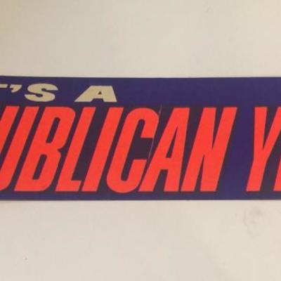It’s a Republican Year sticker