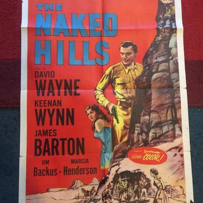 The Naked Hills - Original one sheet movie poster