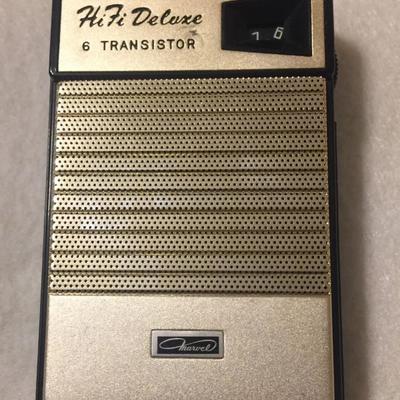 Marvel Hi Fi Deluxe 6 Transistor Radio - Works!