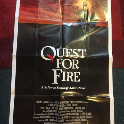 Quest for Fire 1982 Original one sheet movie poster