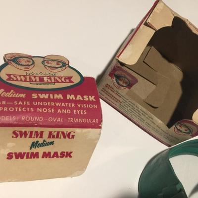 Vintage 1950â€™s childâ€™s Swim King Swimming Mask