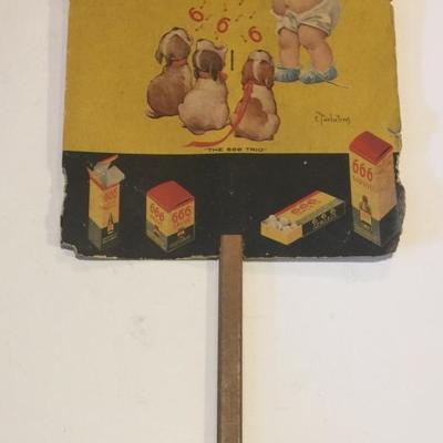 666 salve pharmaceutical advertising fan 