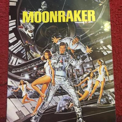 Moonraker movie promo book