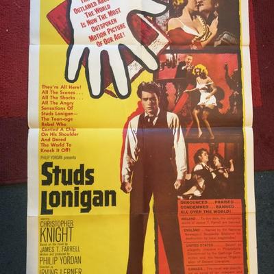 Studs Logan 1960 Original one sheet movie poster