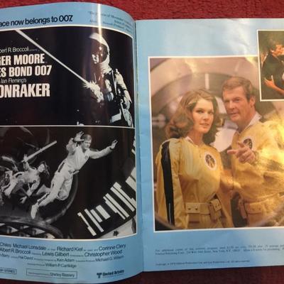 Moonraker movie promo book
