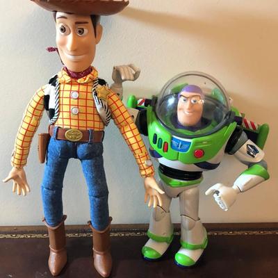 Buzz Lightyear & Woody Disney Dolls
