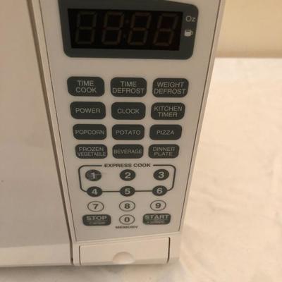 White Microwave Oven 