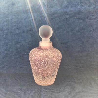 Pink Fifth Avenue Crystal Perfume Bottle (Item #661)