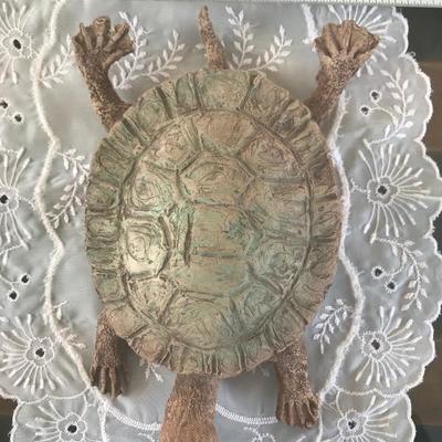 Turtle Pottery Figurine (Item #604)