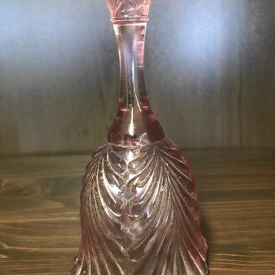 Pink Collectible Glass Bell (Item #625)