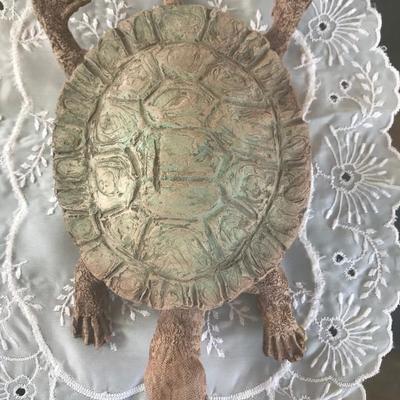 Turtle Pottery Figurine (Item #604)