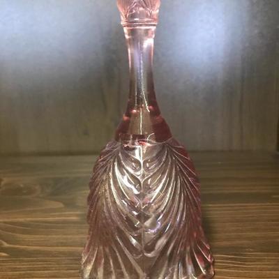 Pink Collectible Glass Bell (Item #625)
