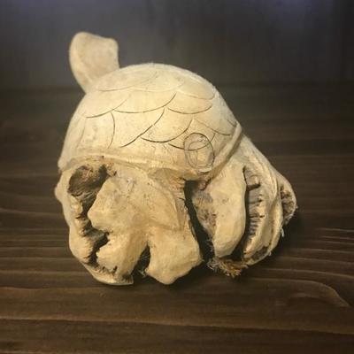 Hand carved Turtle (Item #623)