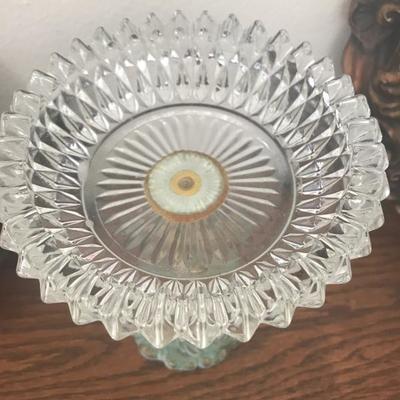 Crystal Candy Dish with Angel (Item #618)