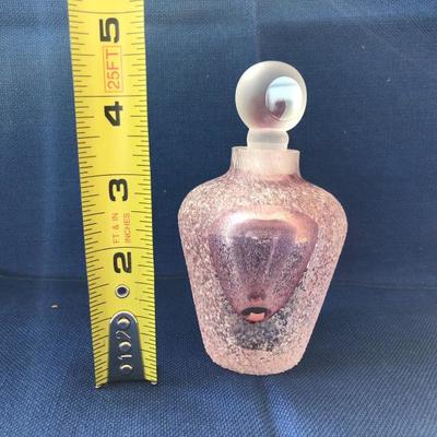 Pink Fifth Avenue Crystal Perfume Bottle (Item #661)