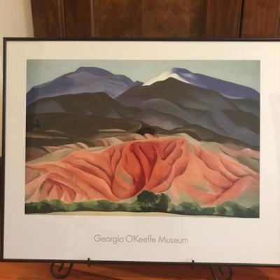 Lot 5 - Two Framed Georgia Oâ€™Keeffe Posters