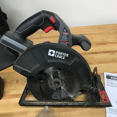 Lot 99 - Porter Cable Drill and Saw