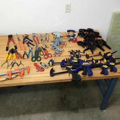 Lot 43 - Clamps, Vice Clamps, Clippers 