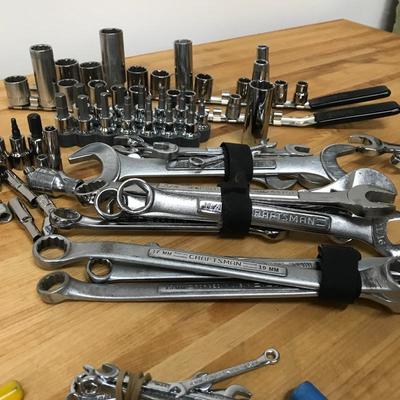 Lot 46 - Craftsman Wrenches, Socket Wrenches, Allen Wrenches 