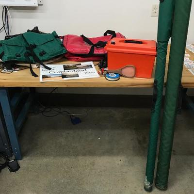 Lot 34 - Fishing Dry Bags and Rod Cases 