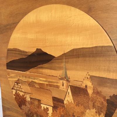 T.C. Spindler Marquetry Inlaid Wood Art