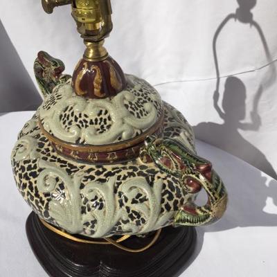 Glazed Genie Lamp