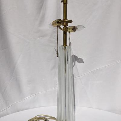 Crystal pillar lamp