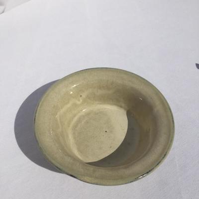 Glazed Cream Colored Bowl