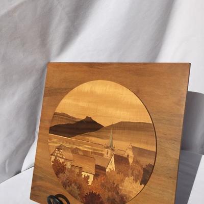T.C. Spindler Marquetry Inlaid Wood Art