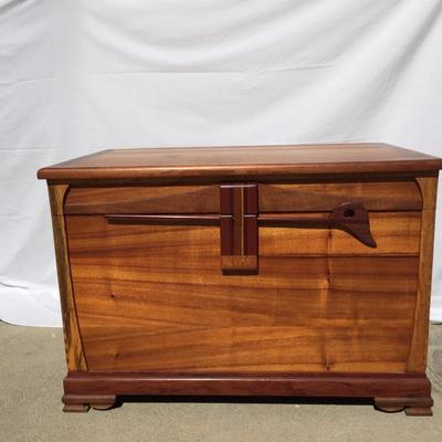 Hand Crafted Wooden Chest by Doc Valles