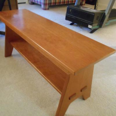 Cherry Stickley Mission Style Bench