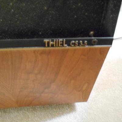 Set of Theil CS 3.5 Speakers with Maple Cabinet Exterior
