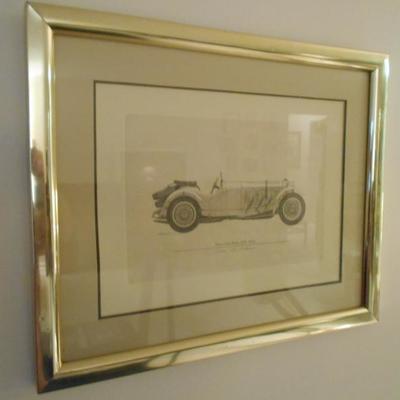 Set of Classic Car Prints