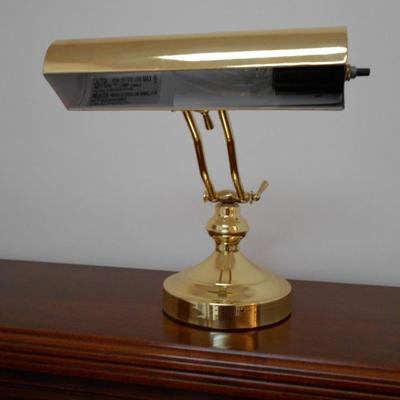 Brass Piano or Desk Lamp