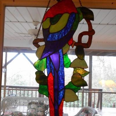 Stained Glass Parrot