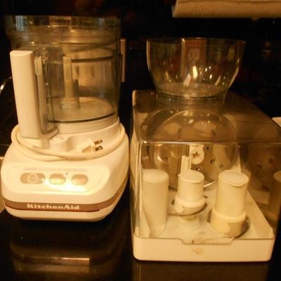 Kitchen Aid Food Processor with Attachments