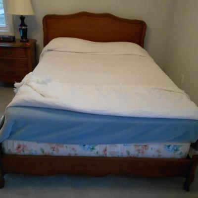 Full Size Bed and Frame Including Mattress
