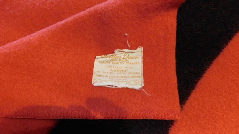 Golden Dawn Wool Blanket Queen Size | EstateSales.org