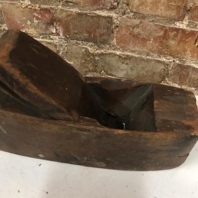 antique wood carpentry tool Block Plane with Blade