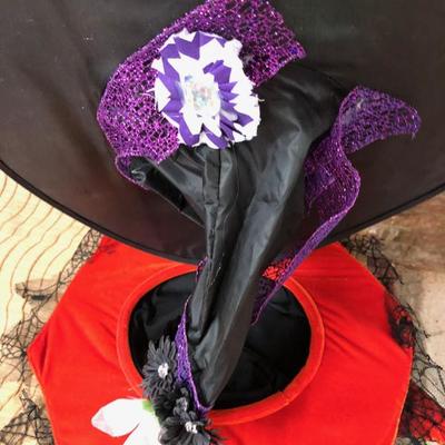 Halloween Decorations Witches Hats & Frankenstein & Witch Dolls