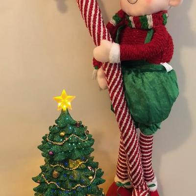 Holiday Elf & Nusical Christmas Tree Decoration