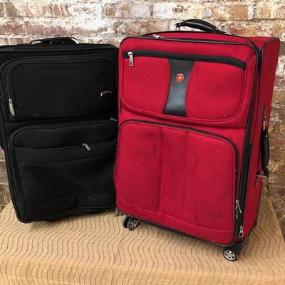 Swiss Gear & Delsey Travel Luggage pair
