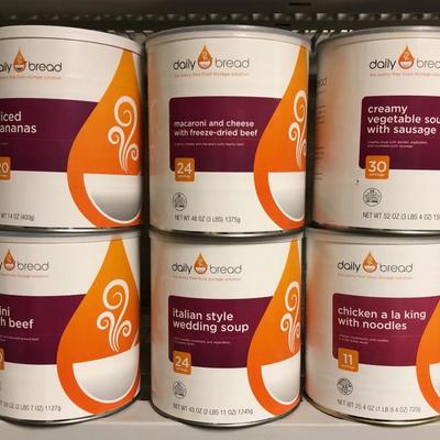 Bulk Dry Food Storage Variety from daily Bread