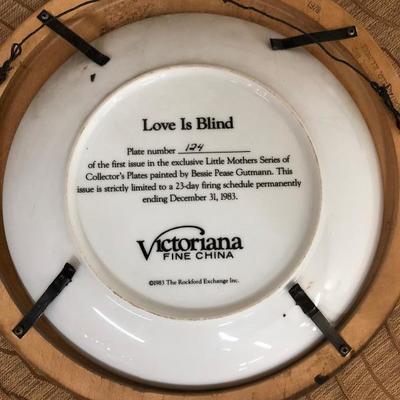 Bessie Pease Gutmann Love is Blind Collector Plate Ltd Ed